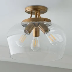 Ashley Semi-Flush Ceiling Light