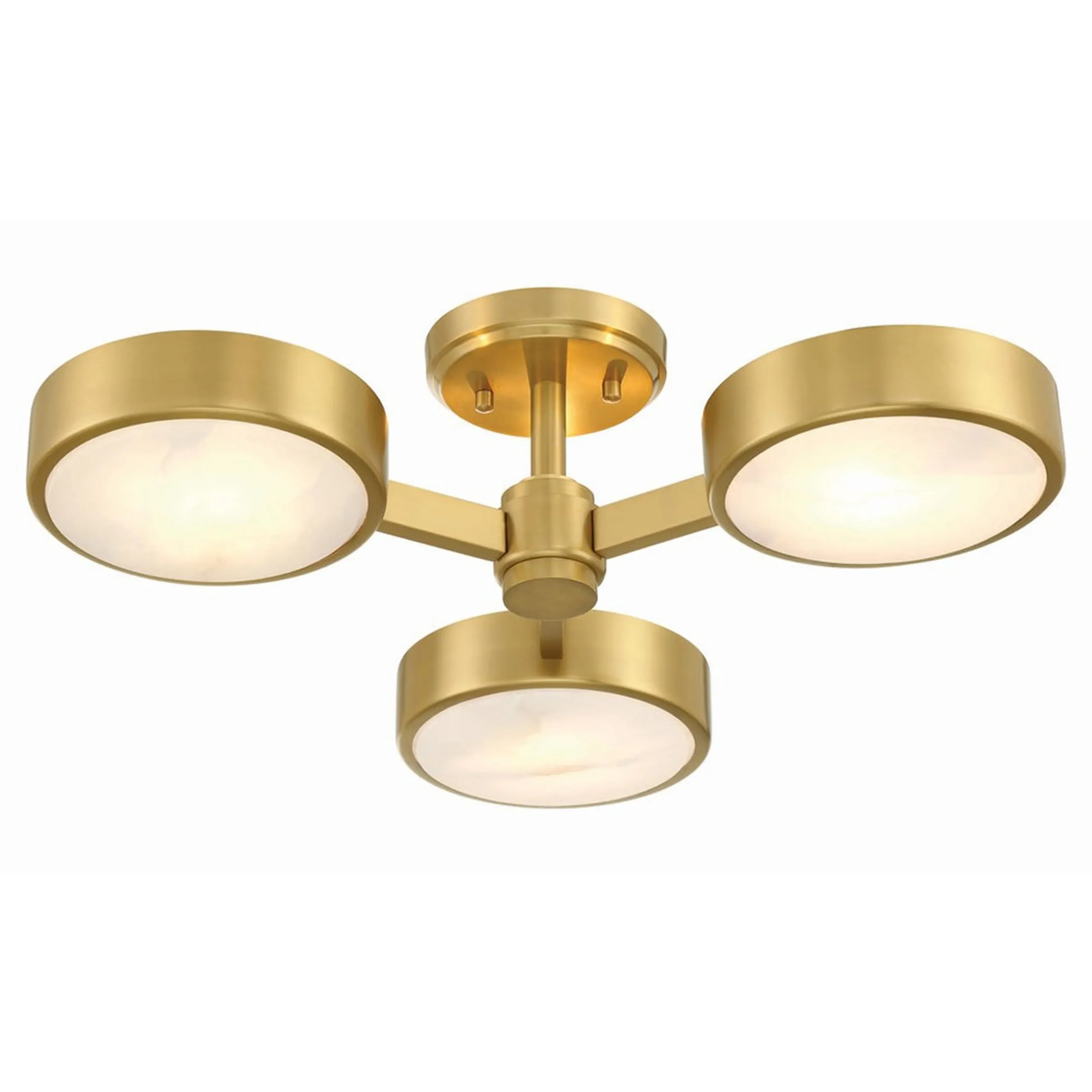 Asterism Stone Semi-Flush Ceiling Light