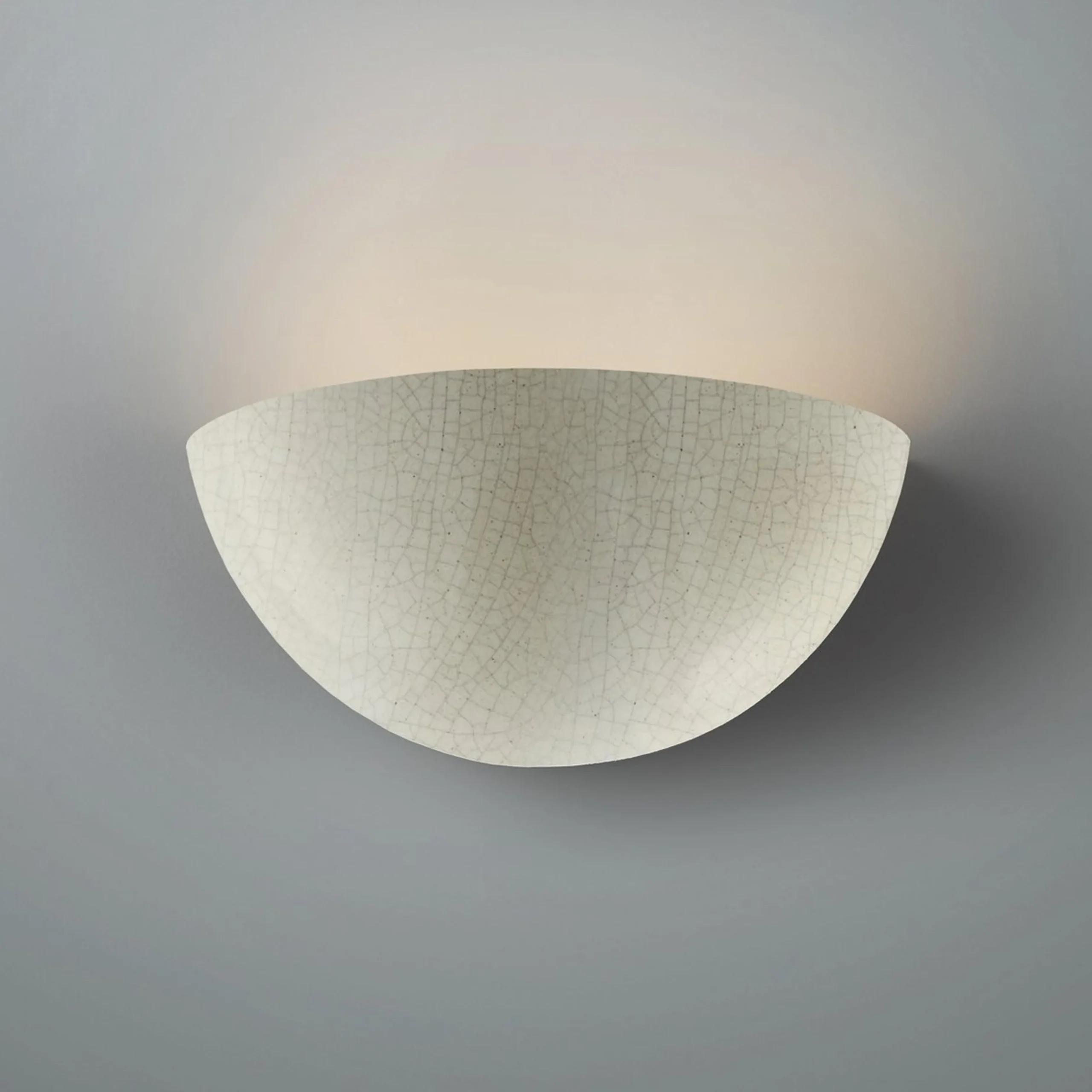 Atlas Ceramic Sconce - Large - Crackle