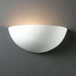 Atlas Ceramic Sconce - Small - Bisque
