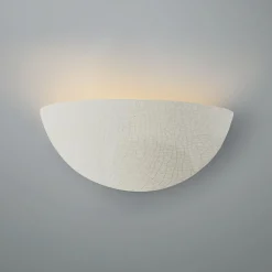 Atlas Ceramic Sconce - Small - Crackle