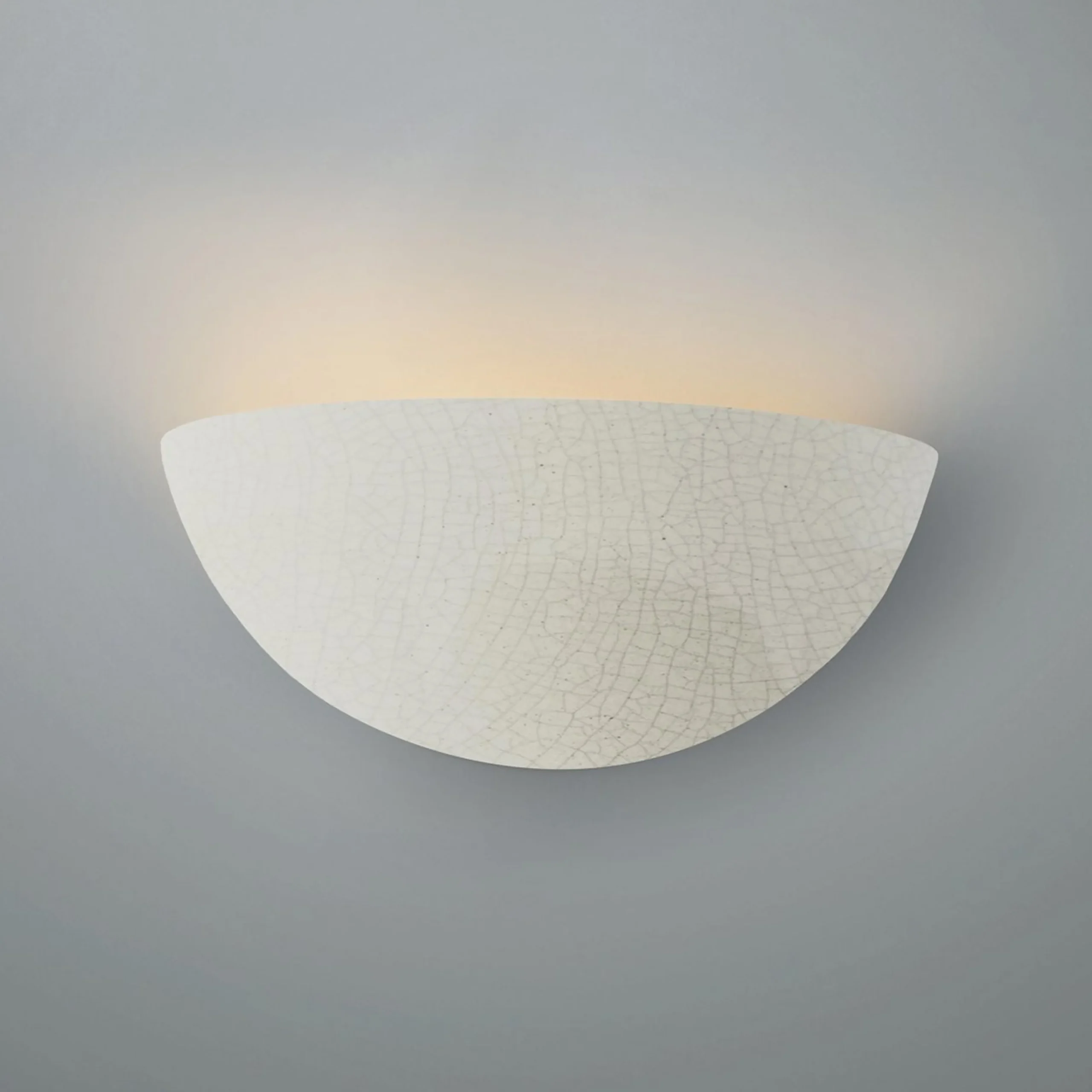 Atlas Ceramic Sconce - Small - Crackle
