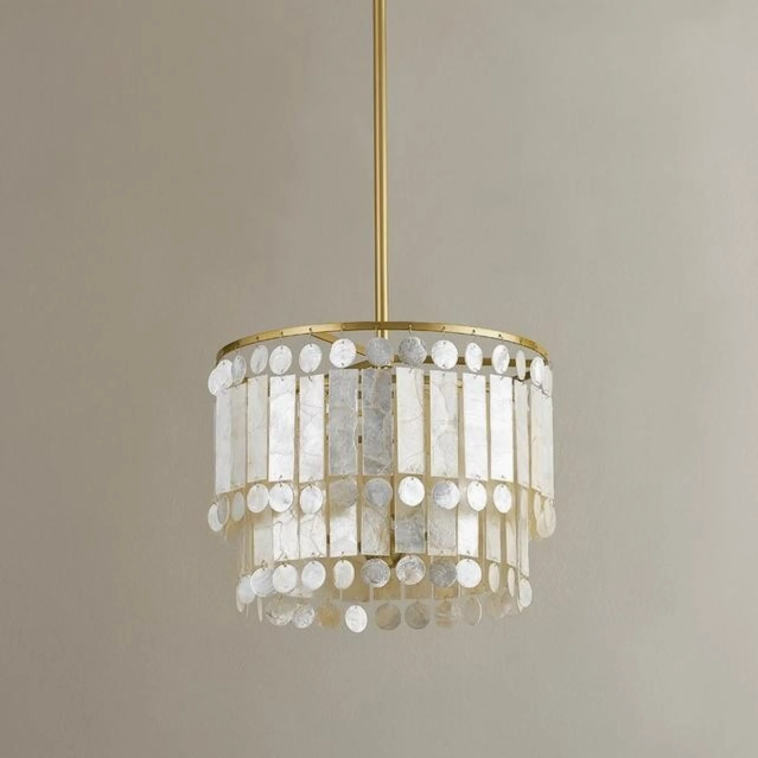 Auriela Capiz Chandelier - Small