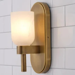 Aurind Bath Sconce - Alabaster