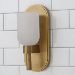 Aurind Bath Sconce - Alabaster