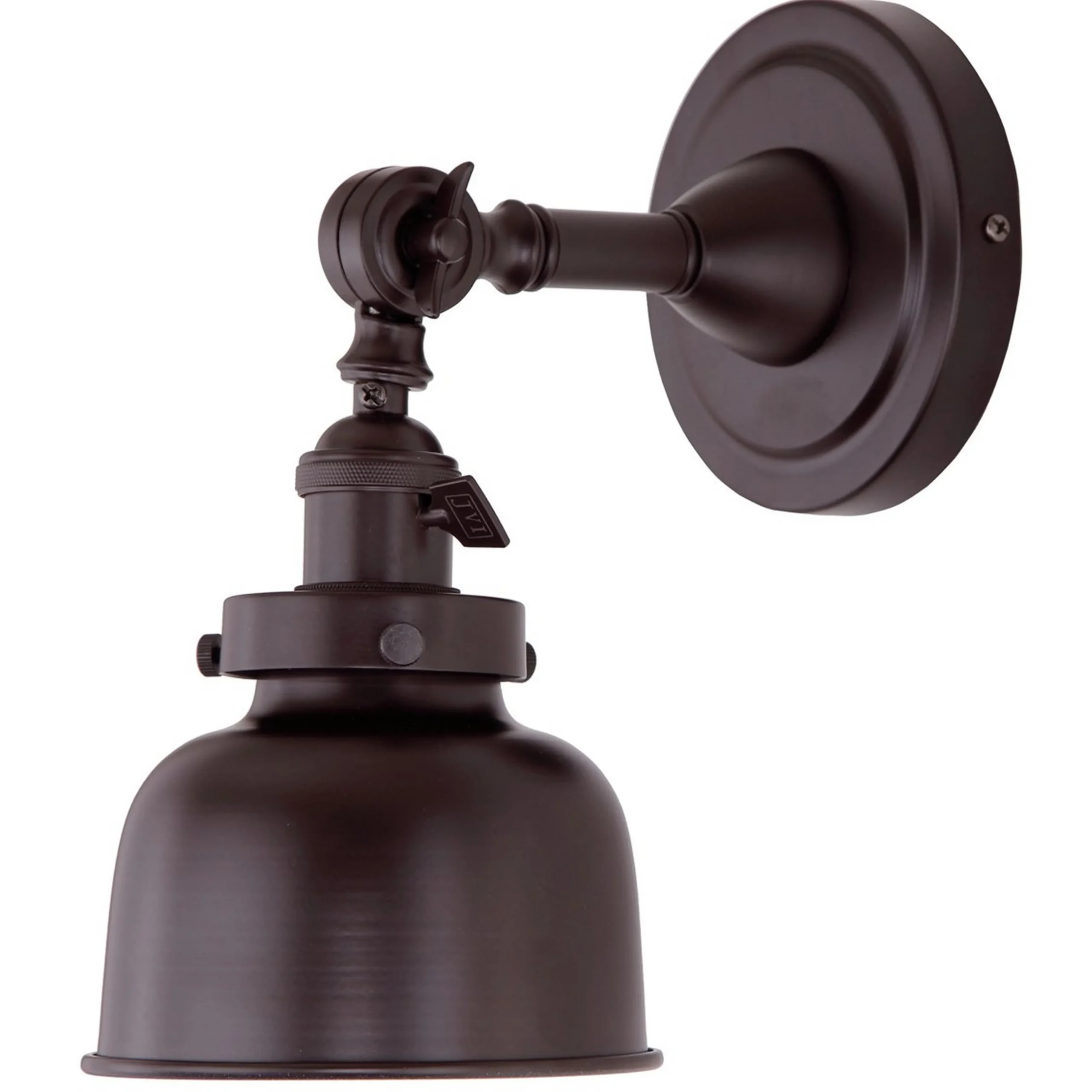Banner Swing Arm Bath Sconce - Metal Bowl