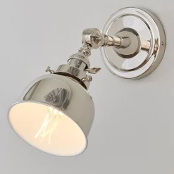 Banner Swing Arm Bath Sconce - Metal Bowl