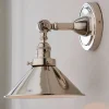 Banner Swing Arm Bath Sconce - Metal Triangular
