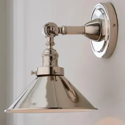 Banner Swing Arm Bath Sconce - Metal Triangular