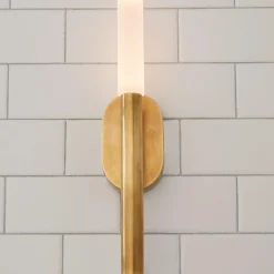 Bata Bath Sconce - Etched Crystal