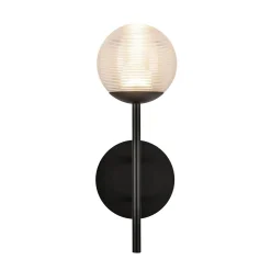 Beacon LED Outdoor Sconce - Ribbed Glass