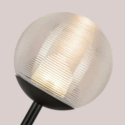 Beacon LED Outdoor Sconce - Ribbed Glass