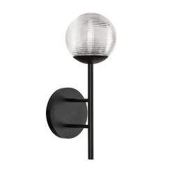 Beacon LED Outdoor Sconce - Ribbed Glass