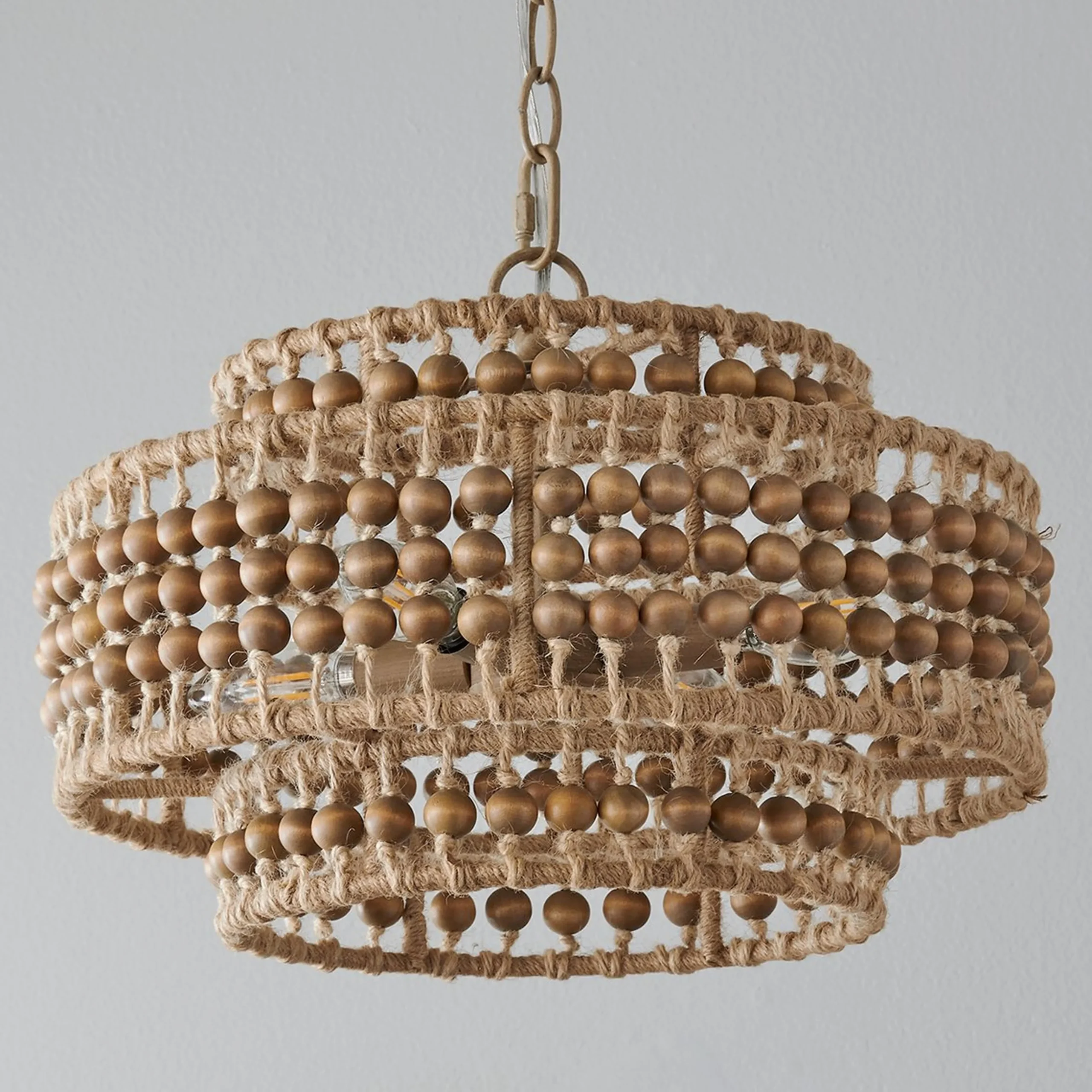 Beaded Bliss Drum Chandelier