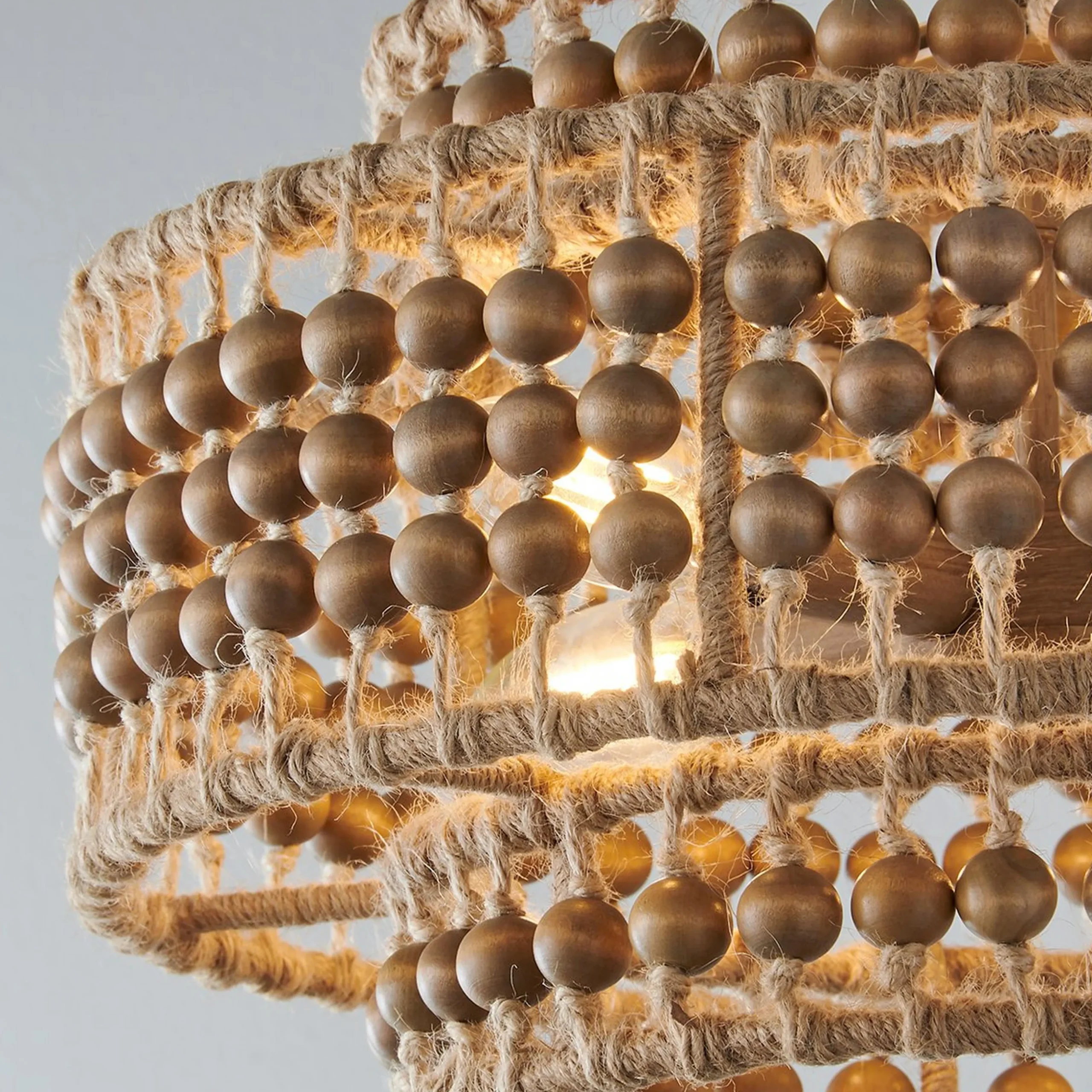 Beaded Bliss Drum Chandelier