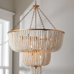 Beaded Kona Tiered Chandelier