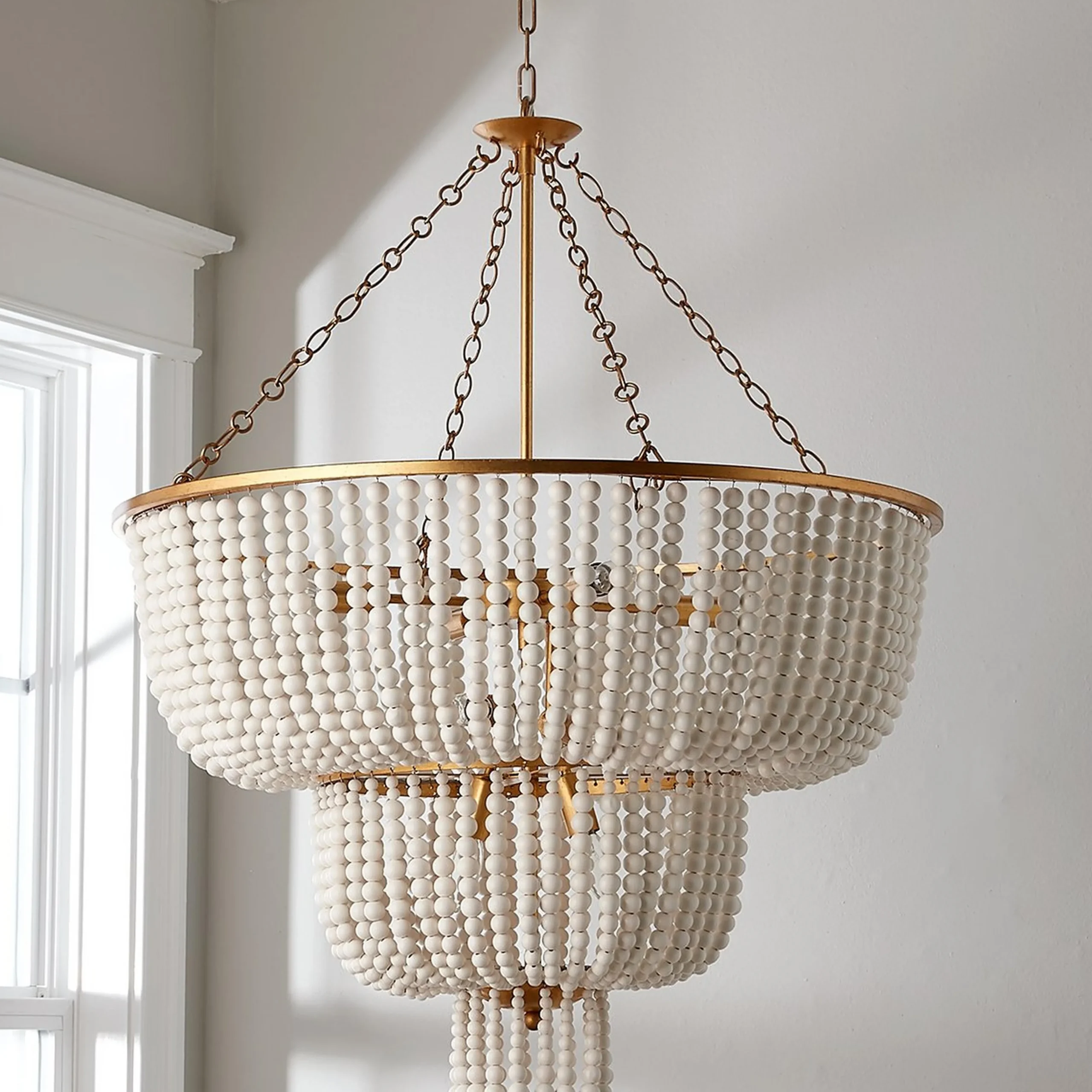 Beaded Kona Tiered Chandelier