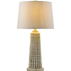 Beaded Obelisk Table Lamp