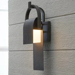 Bent Pocket Outdoor Sconce - 17