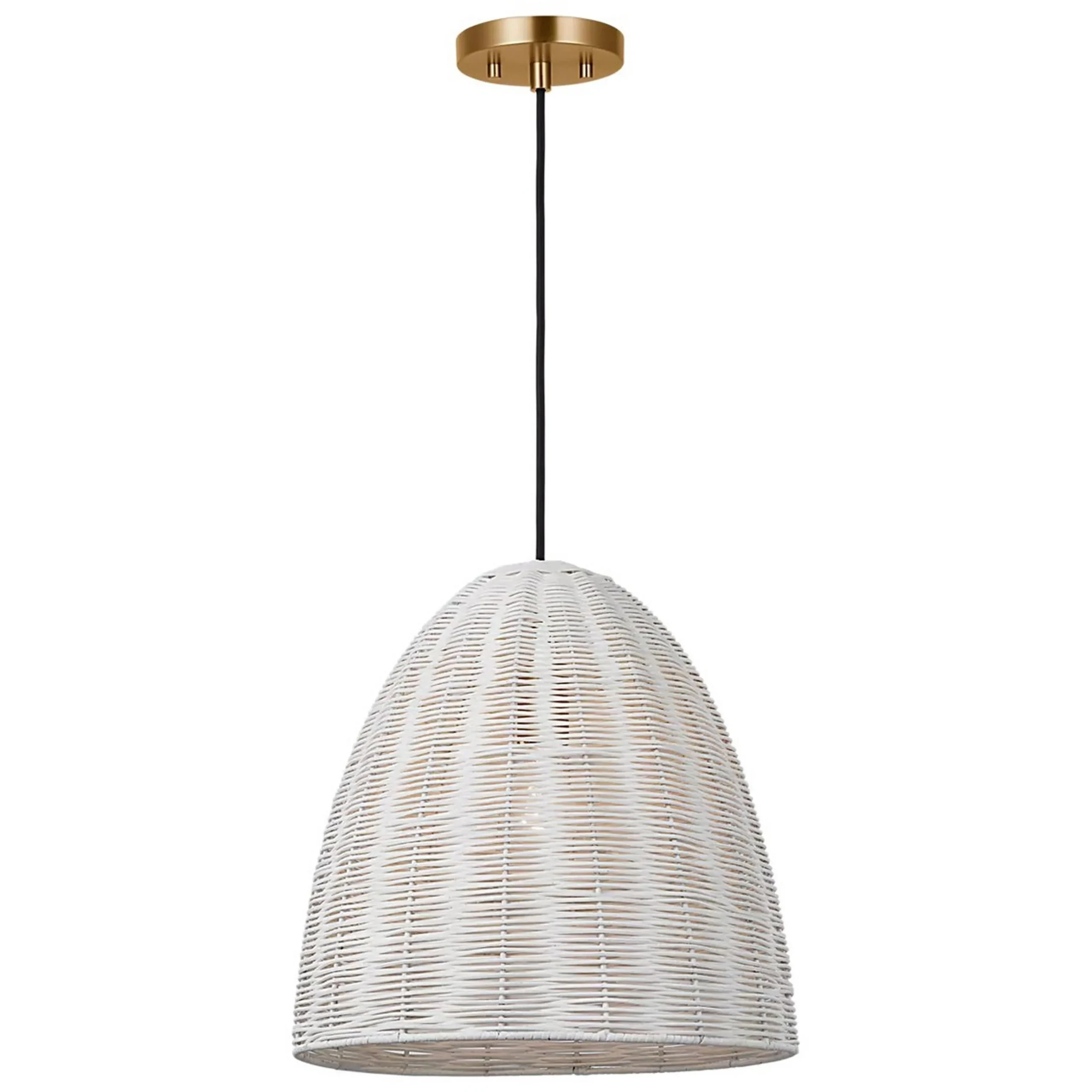 Bentlee Wicker Pendant - Large