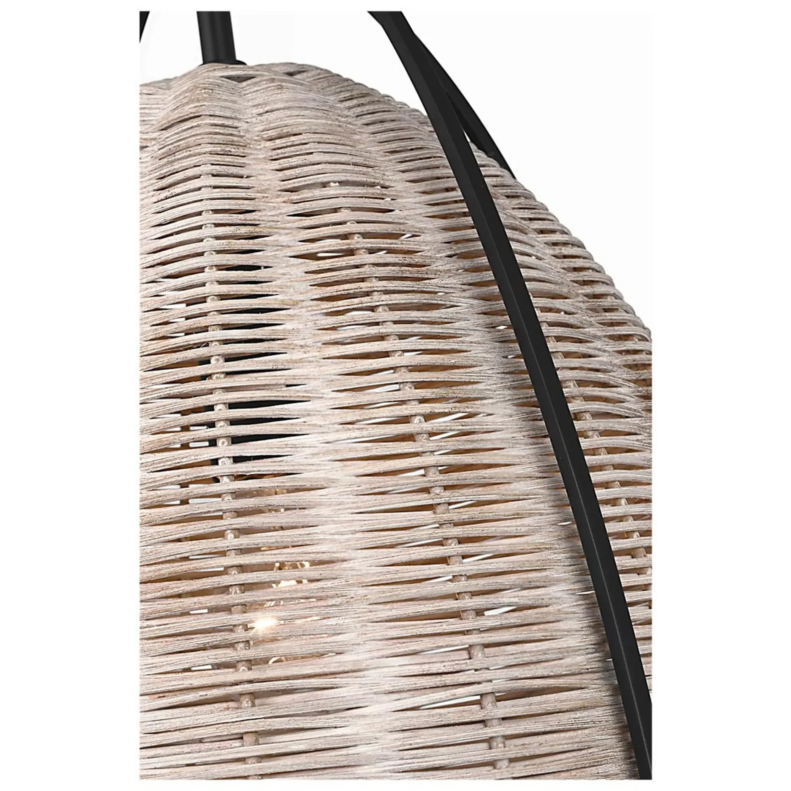 Bentlee Wicker Pendant - Large