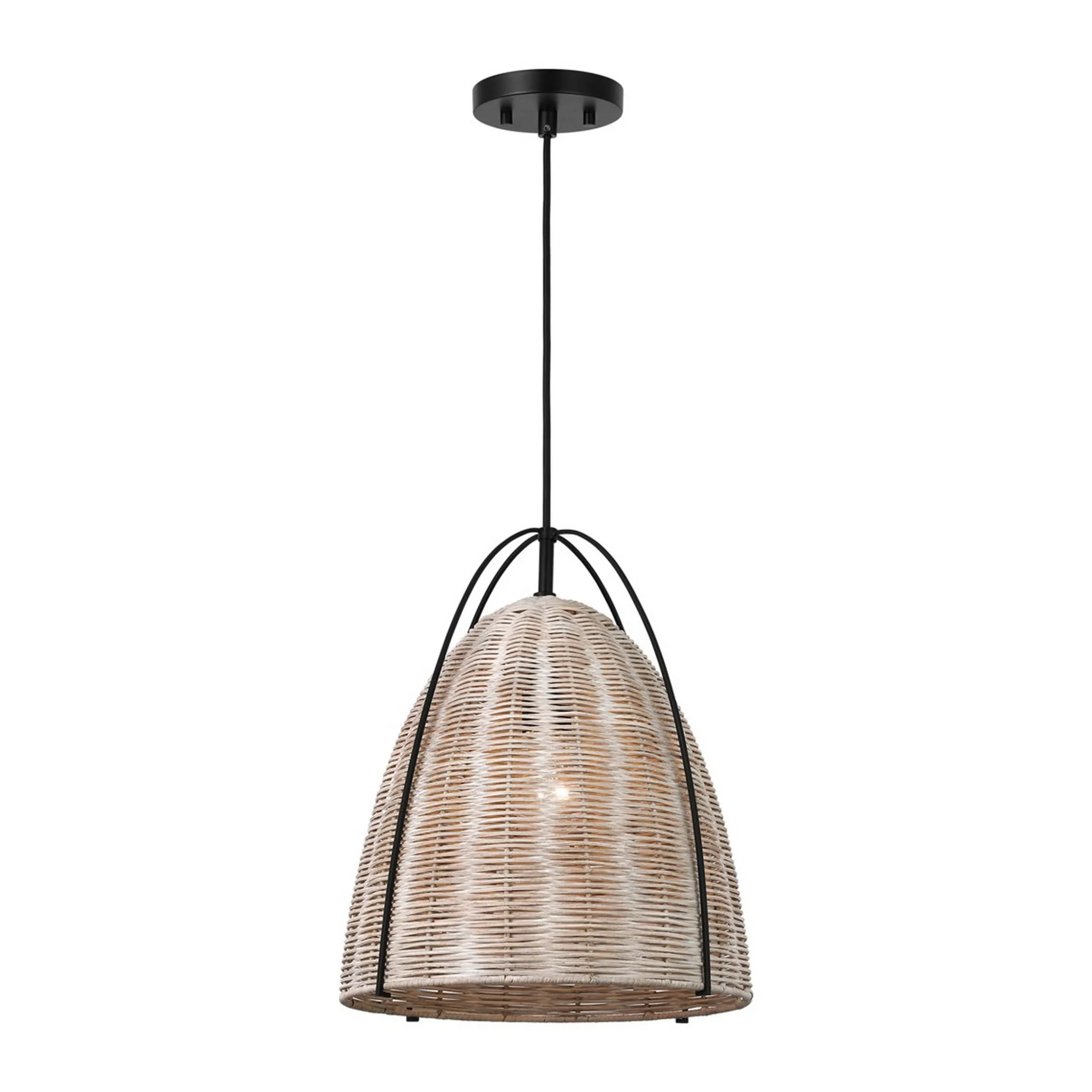 Bentlee Wicker Pendant - Small