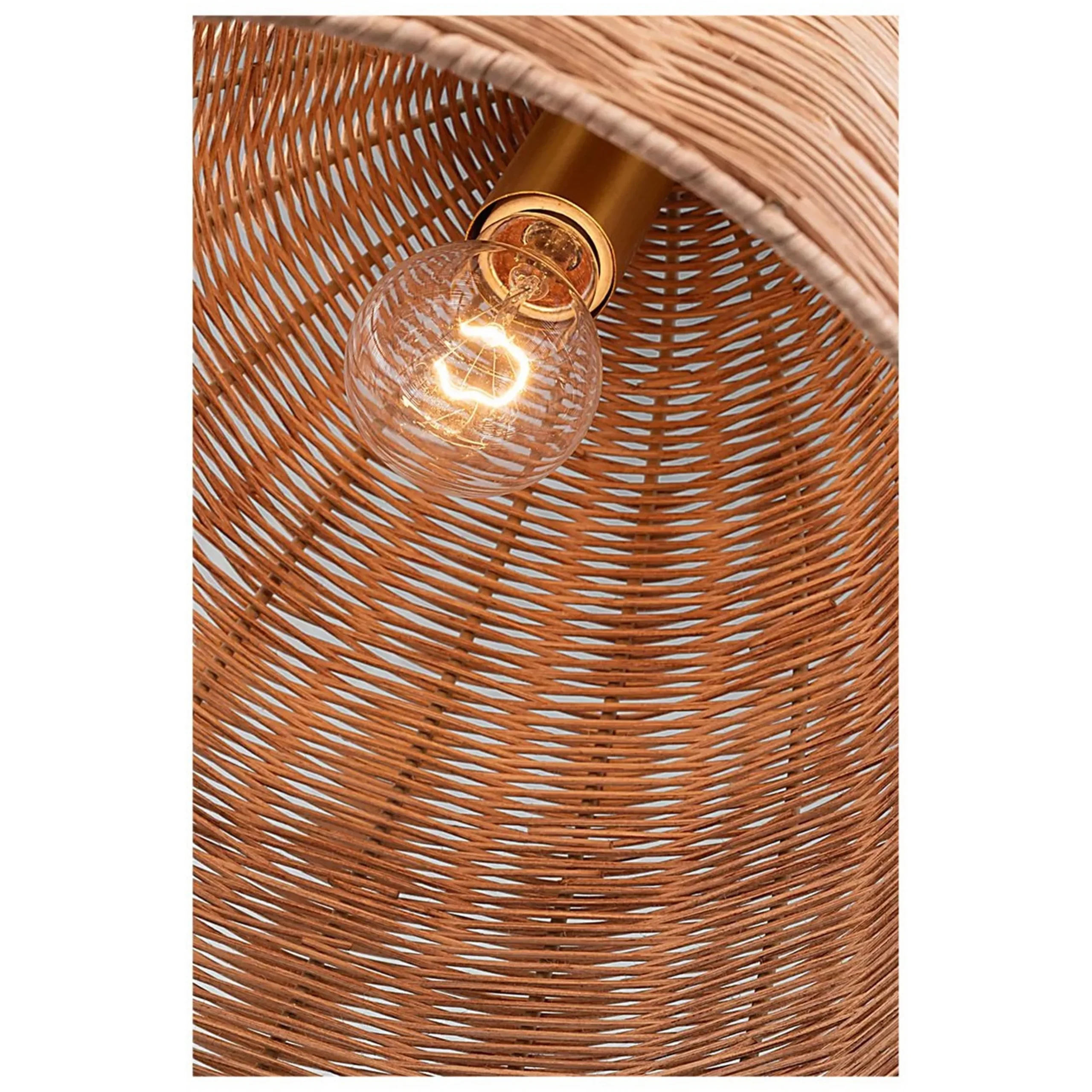 Bentlee Wicker Pendant - Small