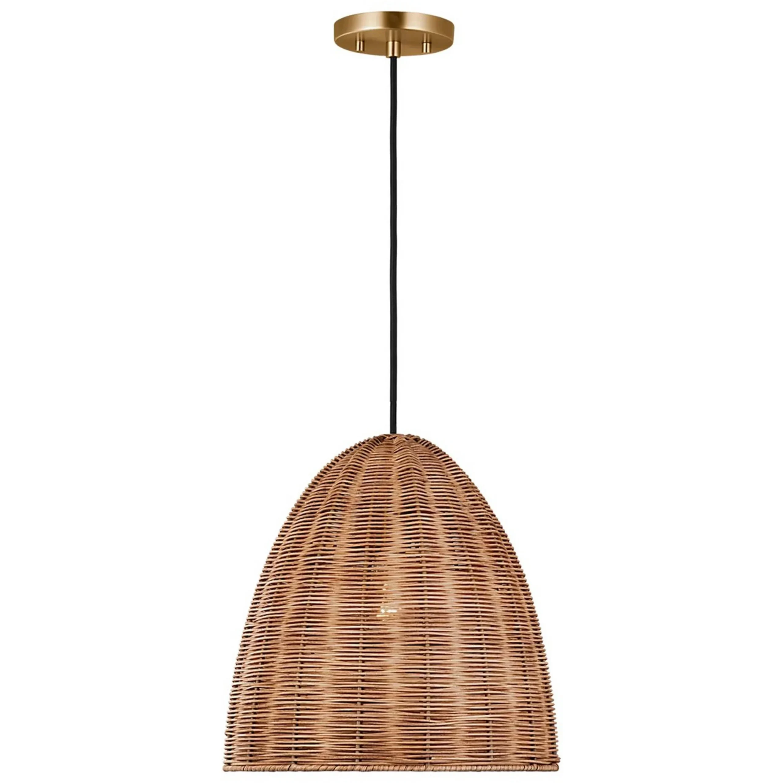 Bentlee Wicker Pendant - Small