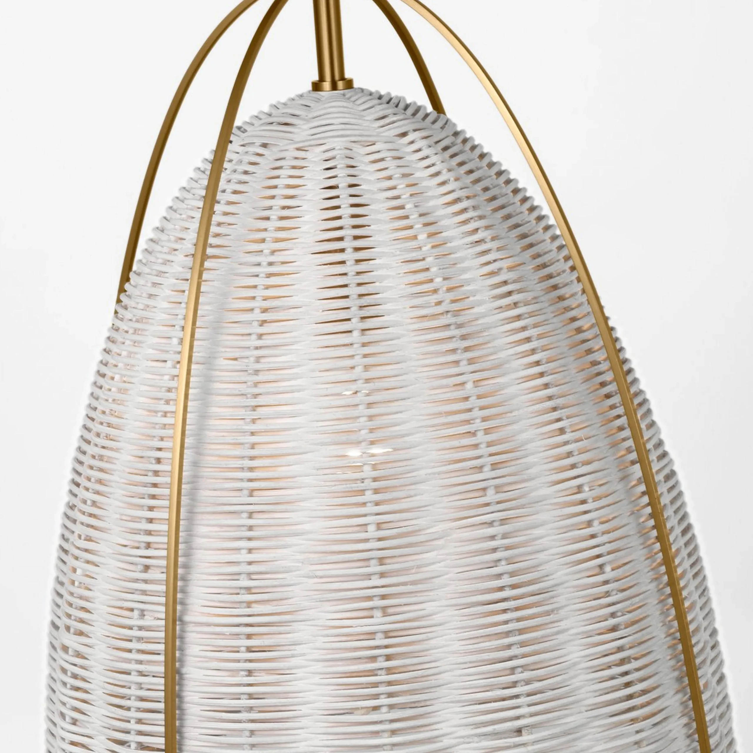 Bentlee Wicker Pendant - Small