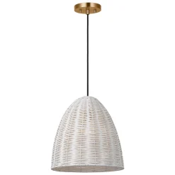 Bentlee Wicker Pendant - Small