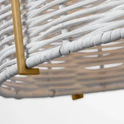 Bentlee Wicker Pendant - Small