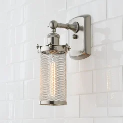 Bleecker Mesh Bath Sconce