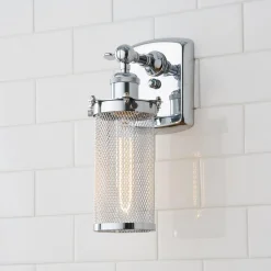 Bleecker Mesh Bath Sconce