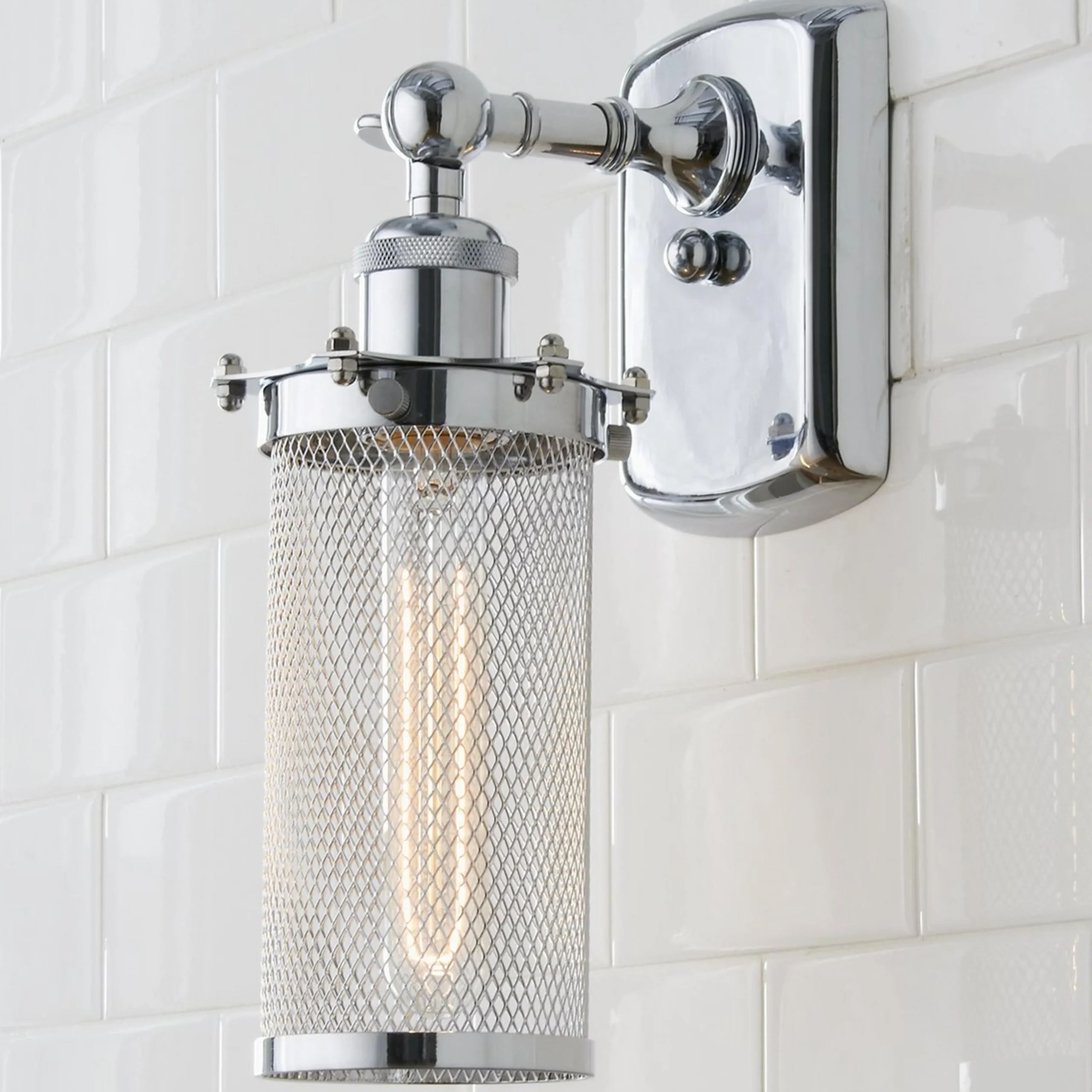 Bleecker Mesh Bath Sconce