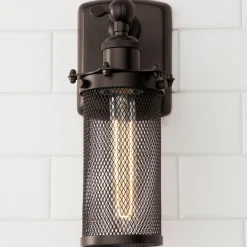 Bleecker Mesh Bath Sconce