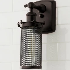 Bleecker Mesh Bath Sconce