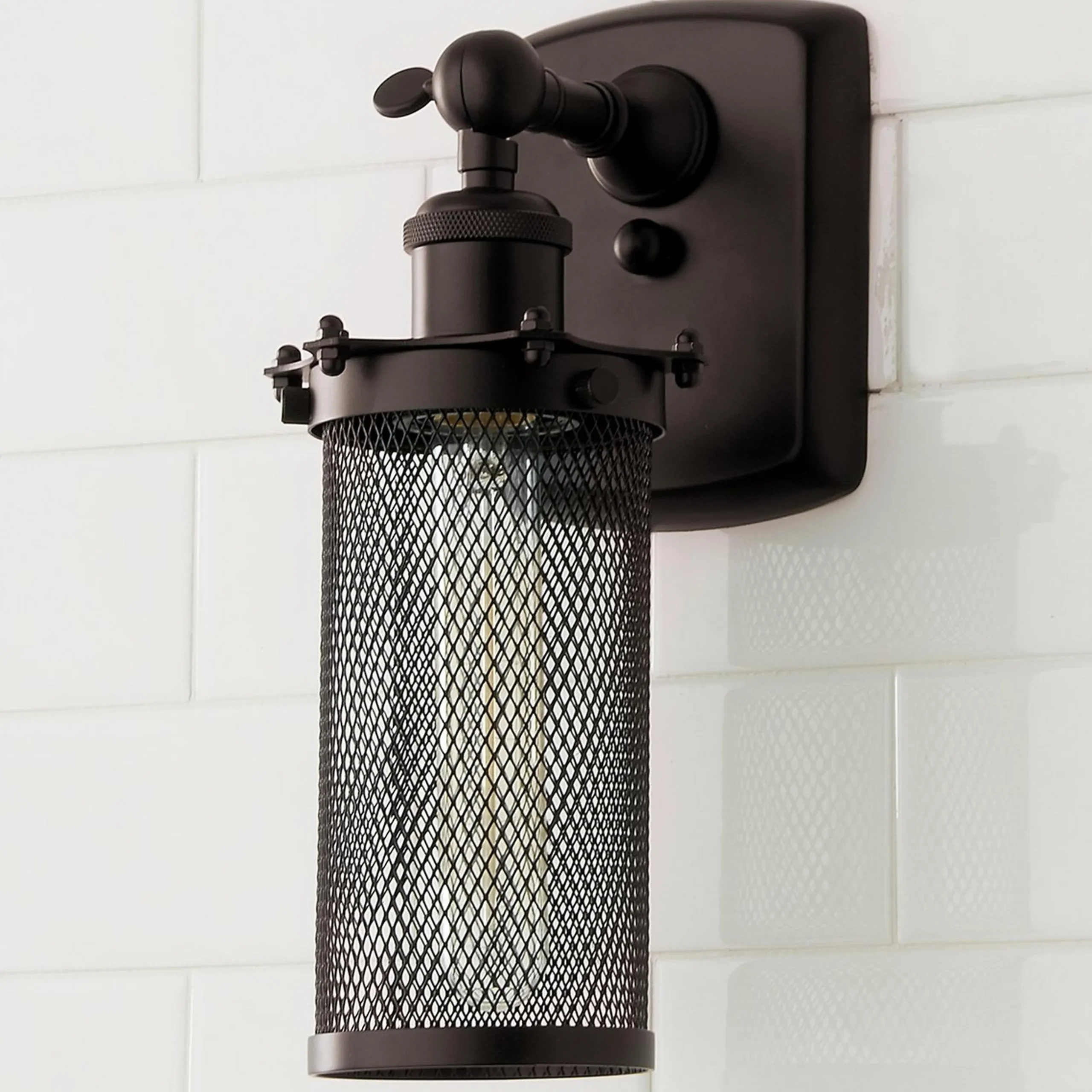 Bleecker Mesh Bath Sconce