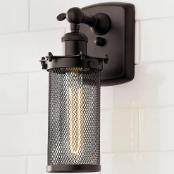 Bleecker Mesh Bath Sconce