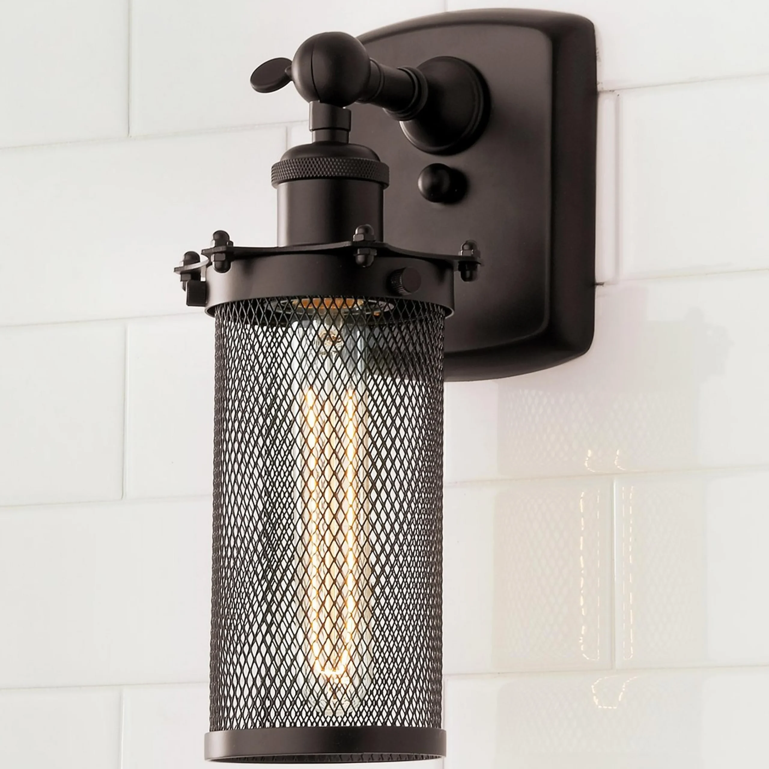 Bleecker Mesh Bath Sconce