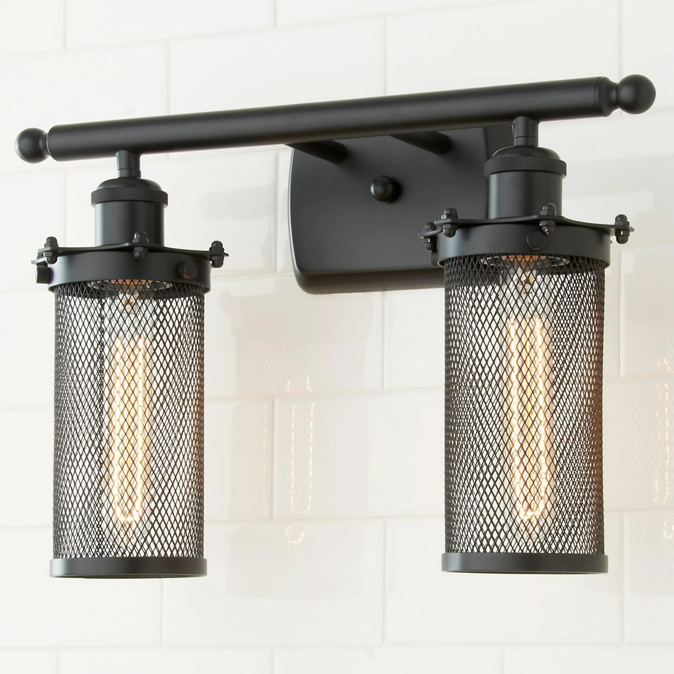 Bleecker Mesh Vanity Light - 2 Light