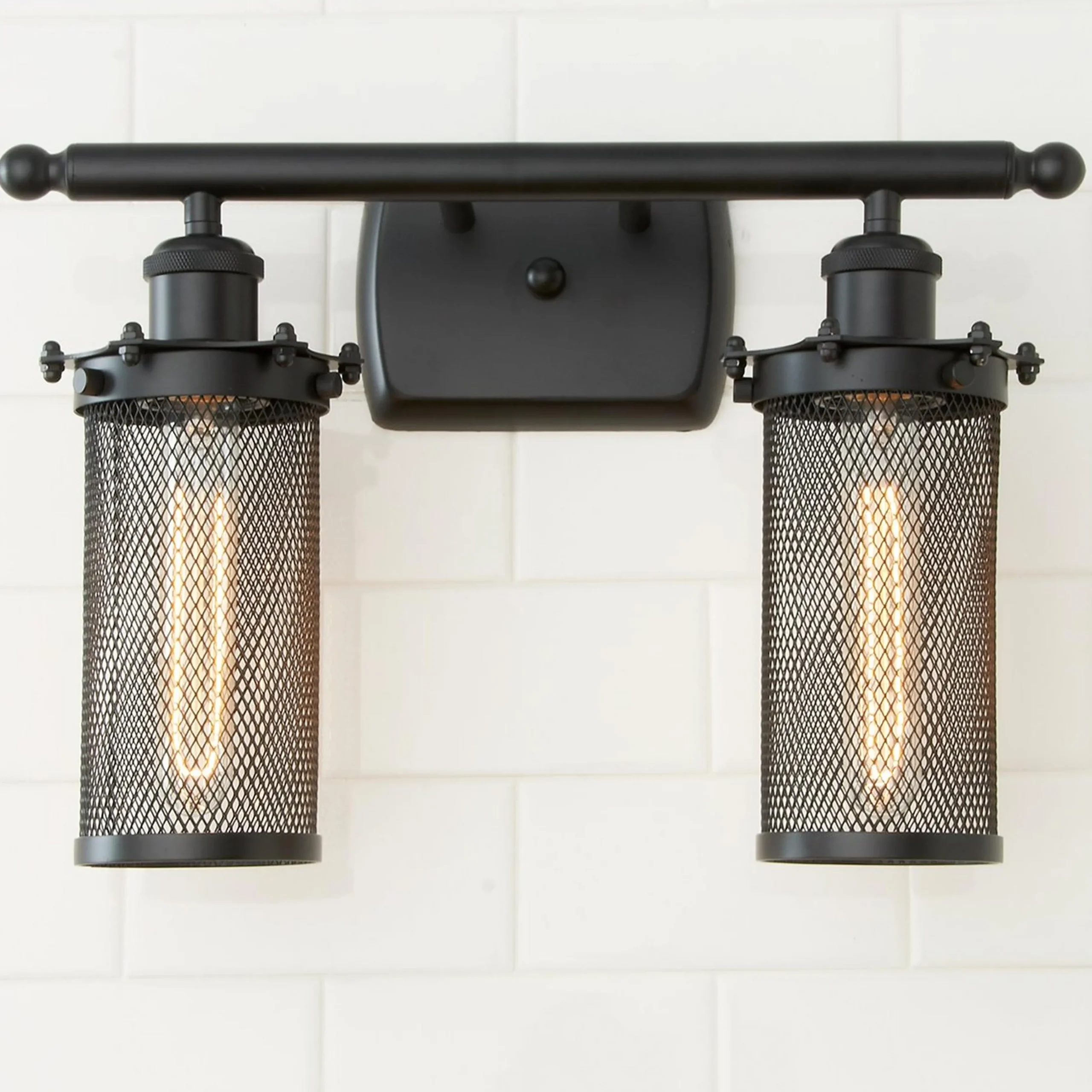 Bleecker Mesh Vanity Light - 2 Light