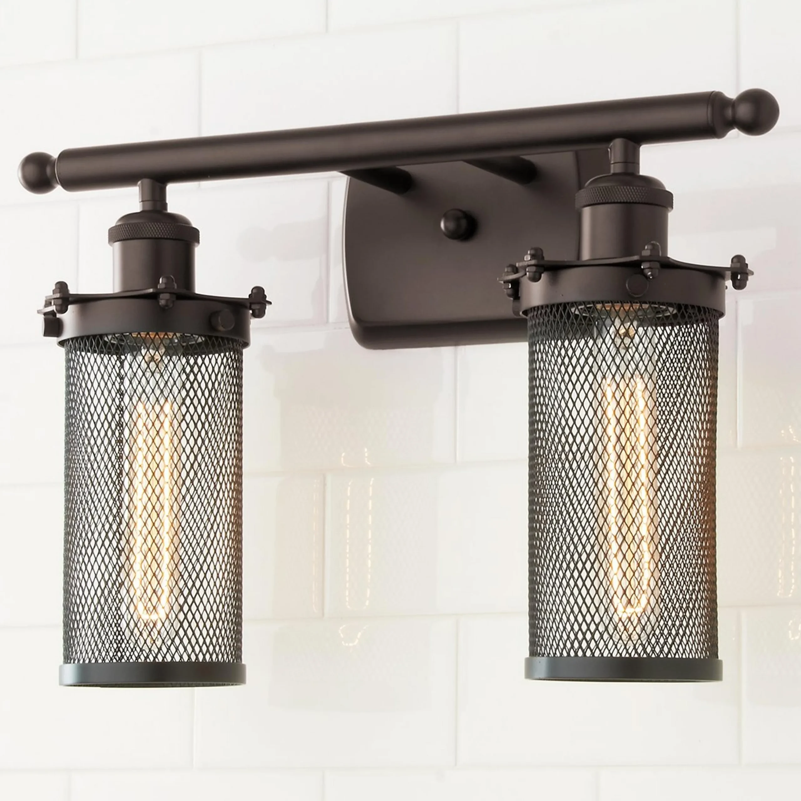 Bleecker Mesh Vanity Light - 2 Light
