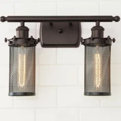 Bleecker Mesh Vanity Light - 2 Light