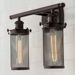 Bleecker Mesh Vanity Light - 2 Light
