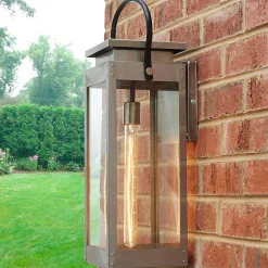 Bolted Box Outdoor Sconce - Large