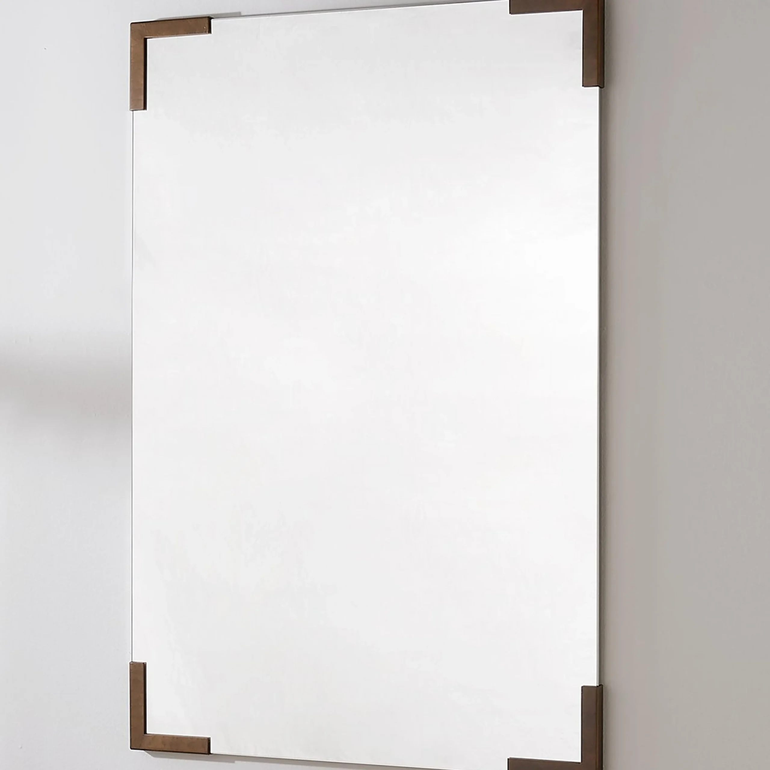 Brass Corner Mirror