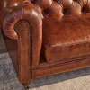 Cacao Chesterfield Sofa