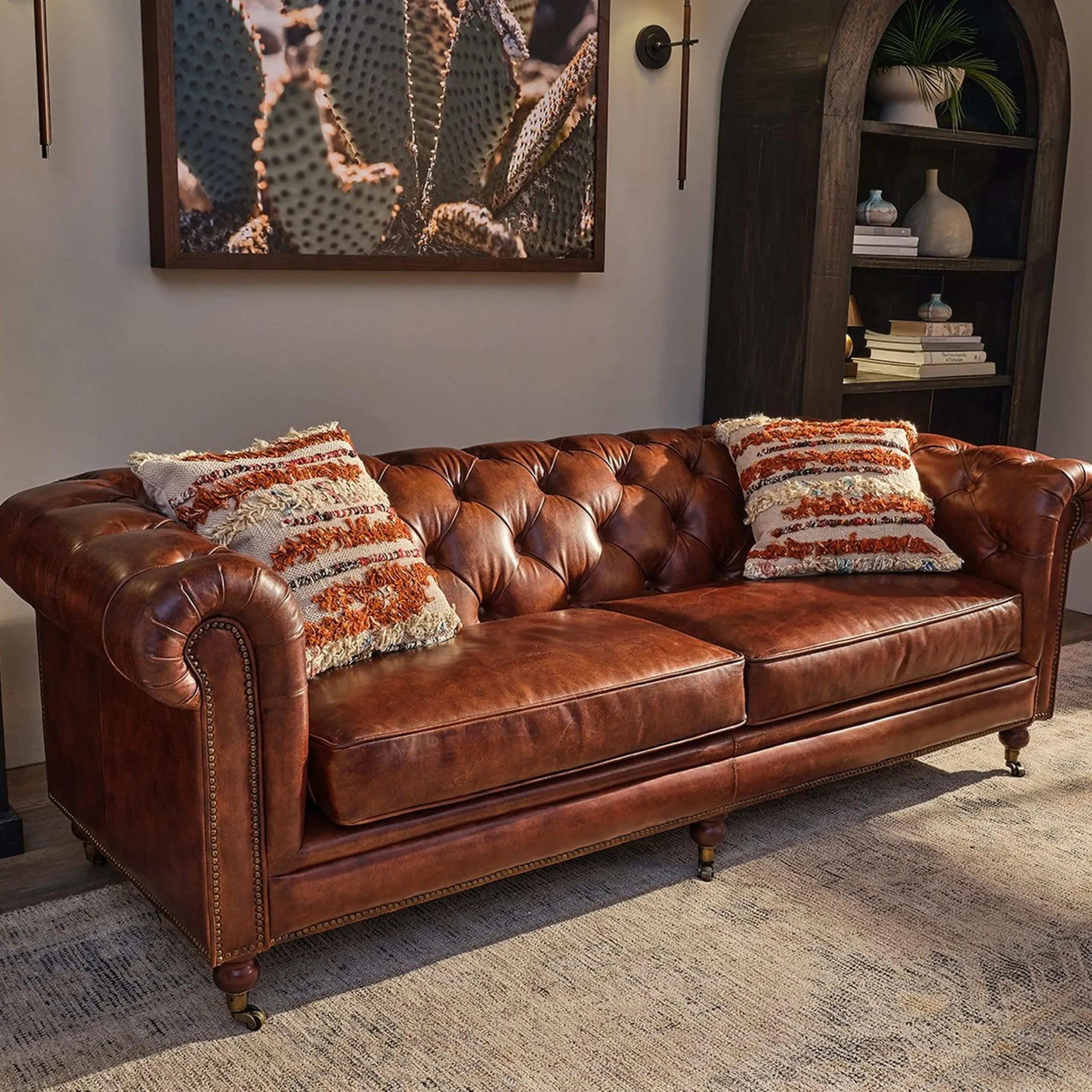 Cacao Chesterfield Sofa