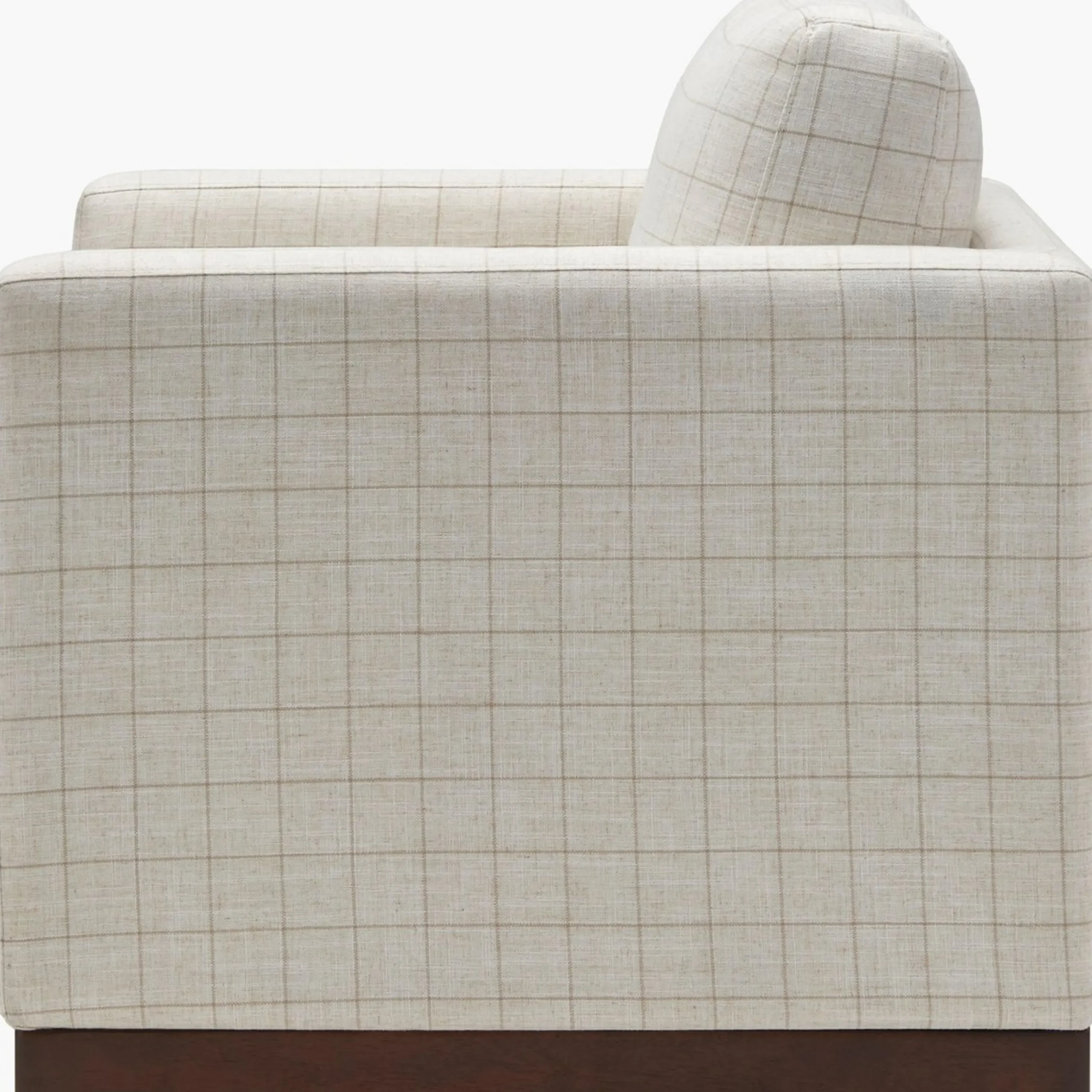 Caiden Swivel Chair - Patterned Linen