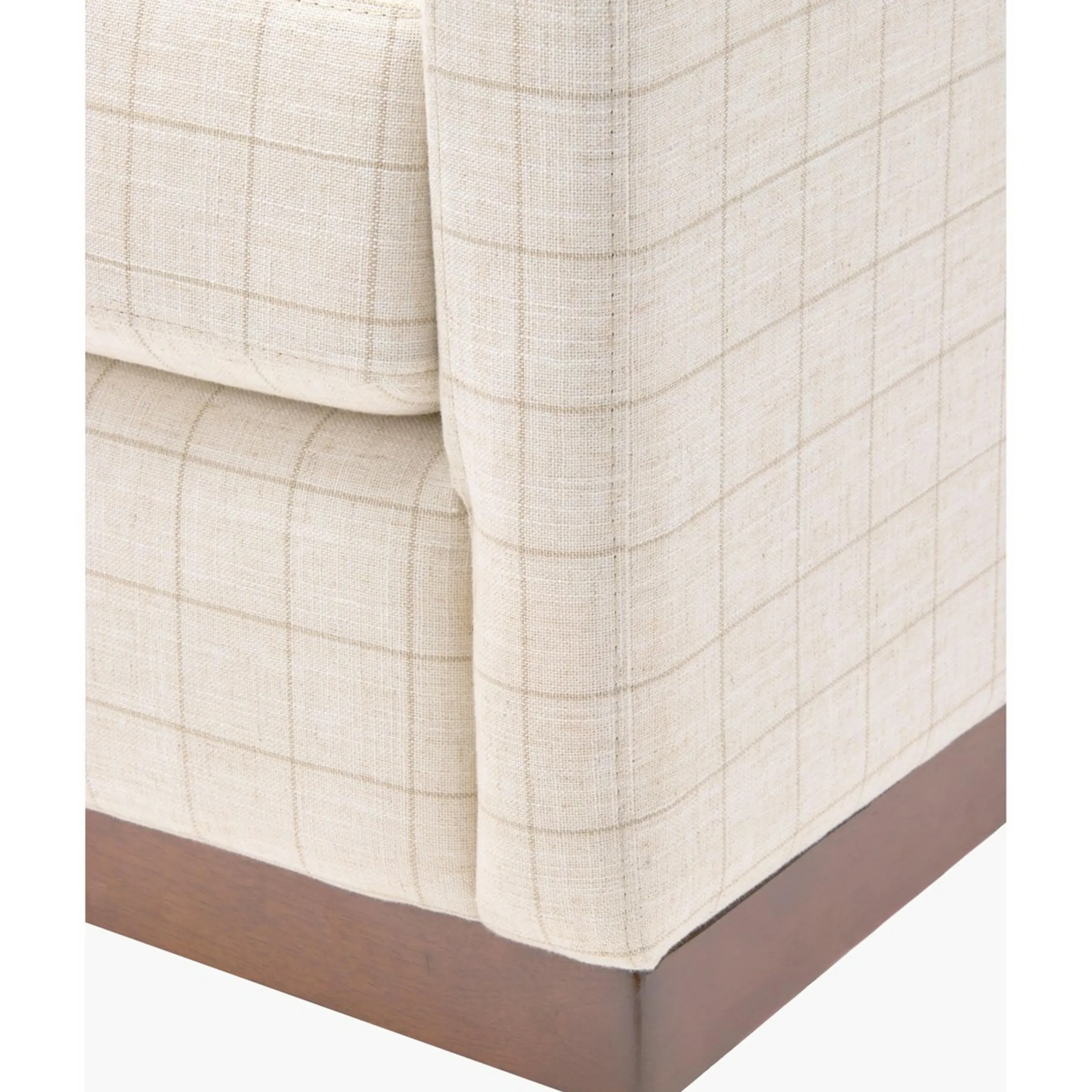 Caiden Swivel Chair - Patterned Linen